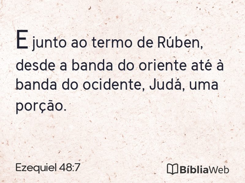 Ezequiel 48:7 em imagem para compartilhar