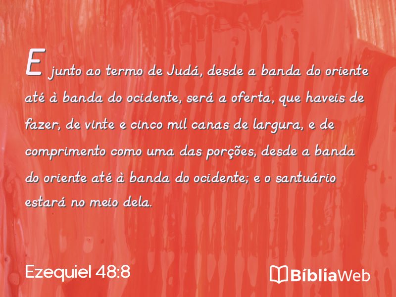 Ezequiel 48:8 em imagem para compartilhar