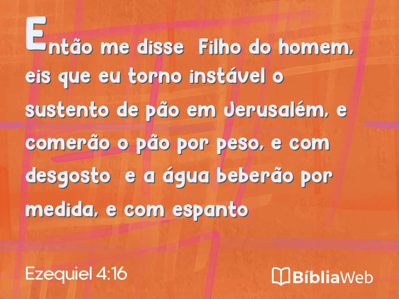 Ezequiel 4:16 em imagem para compartilhar