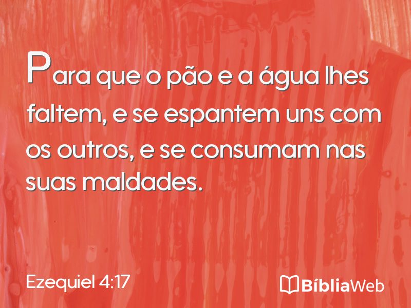 Ezequiel 4:17 em imagem para compartilhar