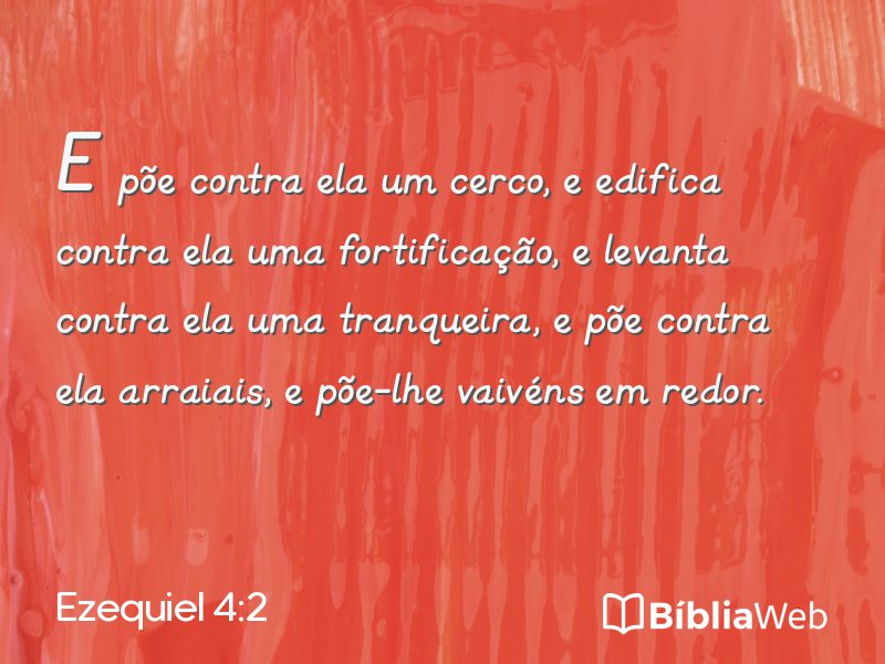 Ezequiel 4:2 em imagem para compartilhar
