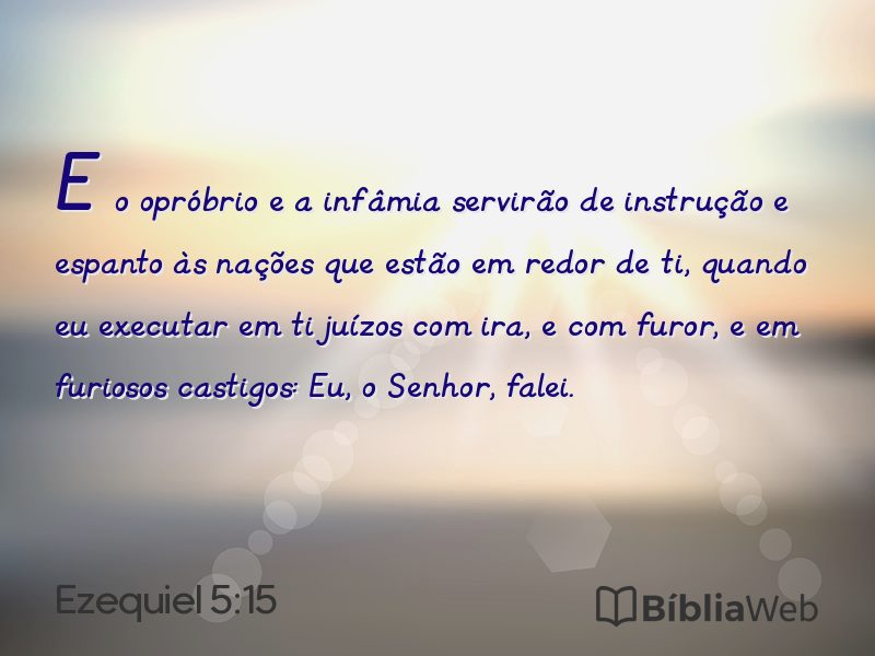Ezequiel 5:15 em imagem para compartilhar