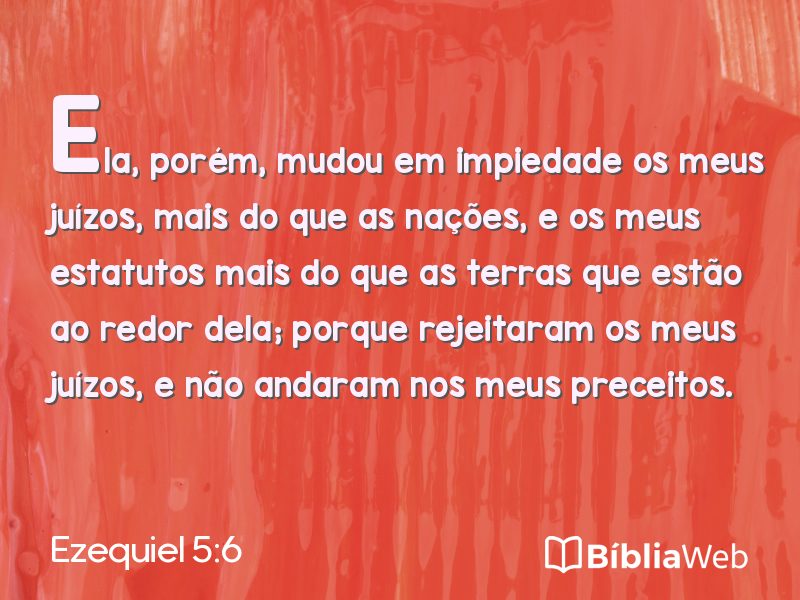 Ezequiel 5:6 em imagem para compartilhar