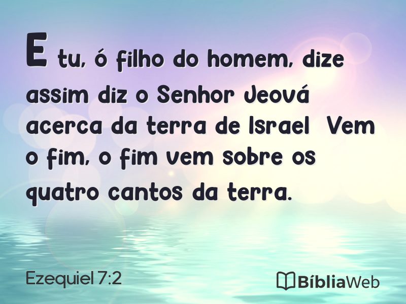 Ezequiel 7:2 em imagem para compartilhar