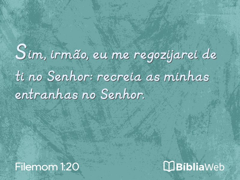 Filemom 1:20 em imagem para compartilhar