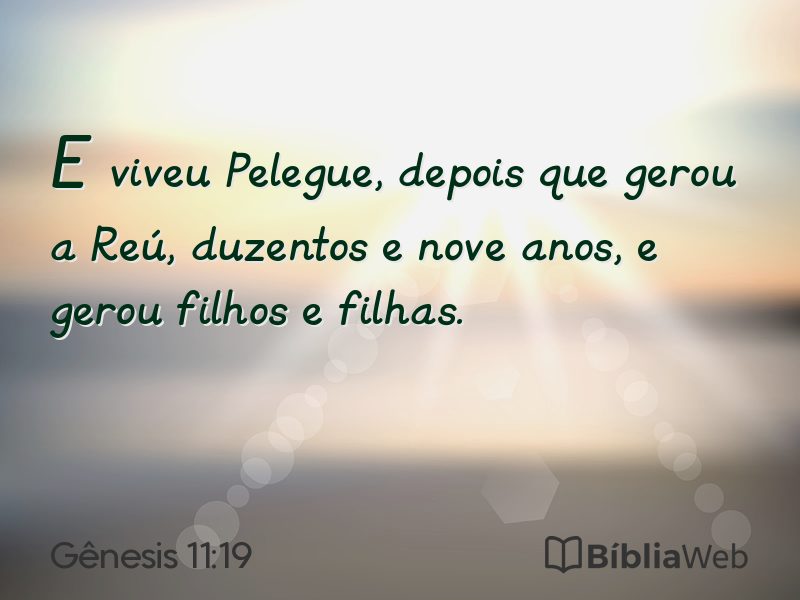 Gênesis 11:19 em imagem para compartilhar