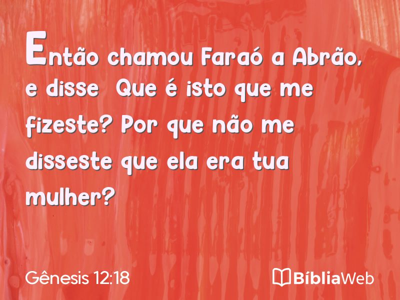Gênesis 12:18 em imagem para compartilhar