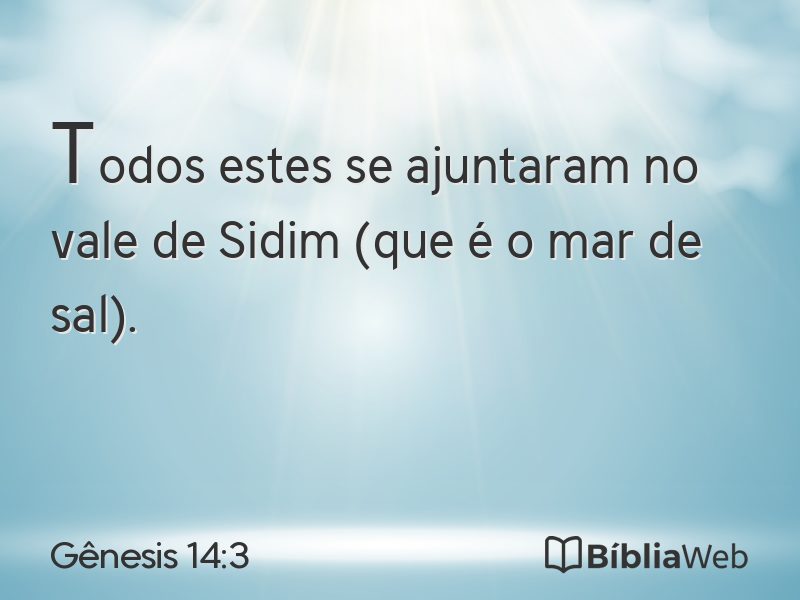 Gênesis 14:3 em imagem para compartilhar