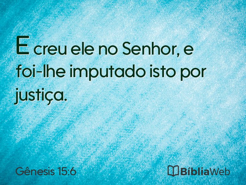 Gênesis 15:6 em imagem para compartilhar