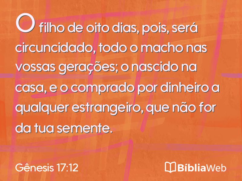 Gênesis 17:12 em imagem para compartilhar