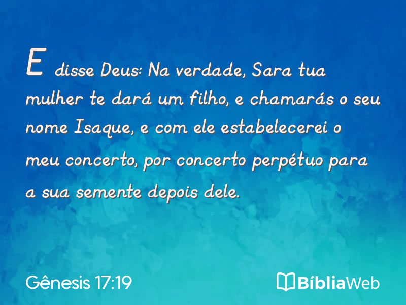 Gênesis 17:19 em imagem para compartilhar