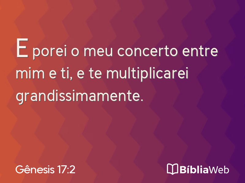 Gênesis 17:2 em imagem para compartilhar