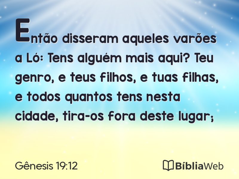 Gênesis 19:12 em imagem para compartilhar