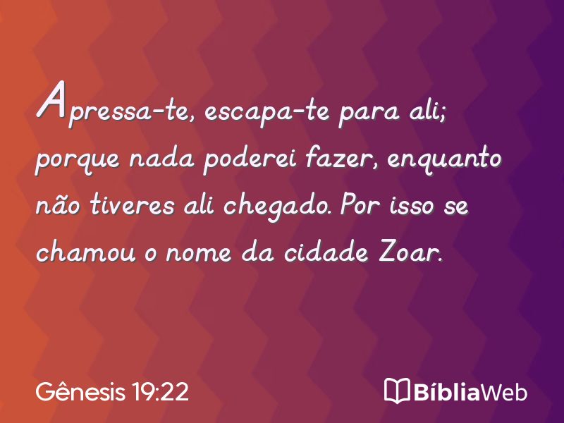 Gênesis 19:22 em imagem para compartilhar
