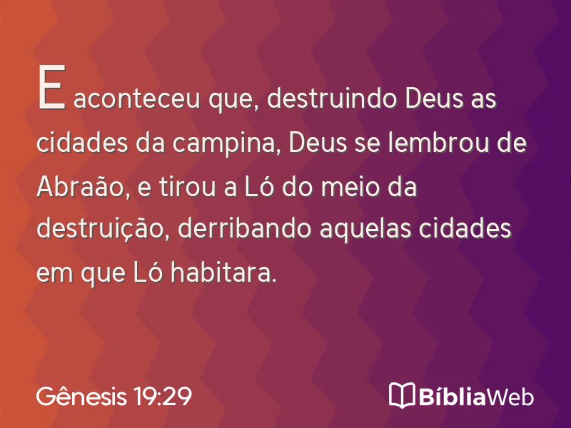 Gênesis 19:29 em imagem para compartilhar