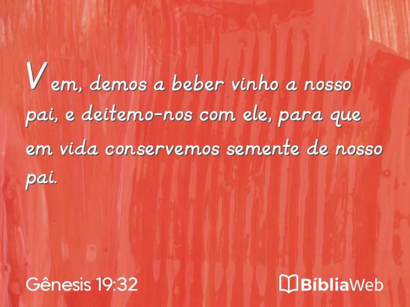 Gênesis 19:32 em imagem para compartilhar