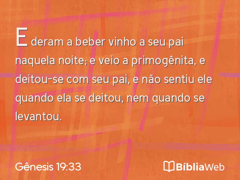 Gênesis 19:33 em imagem para compartilhar