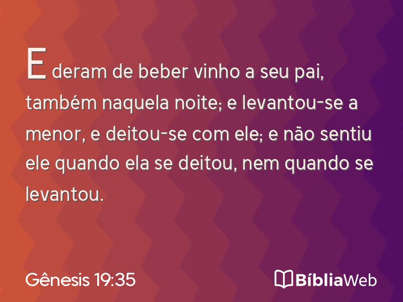 Gênesis 19:35 em imagem para compartilhar