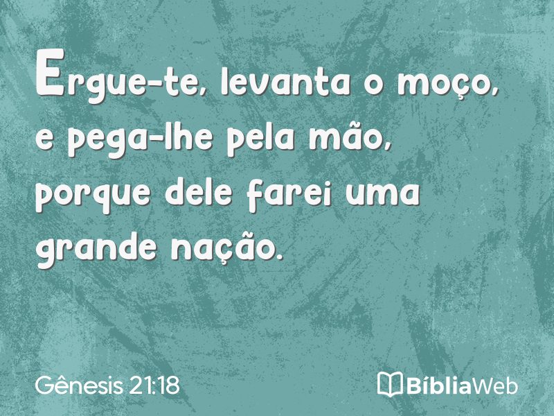 Gênesis 21:18 em imagem para compartilhar
