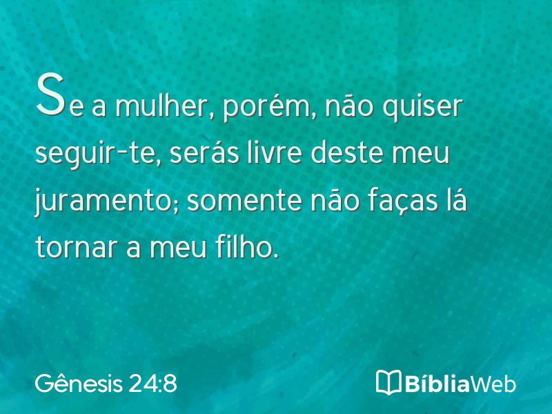 Gênesis 24:8 em imagem para compartilhar
