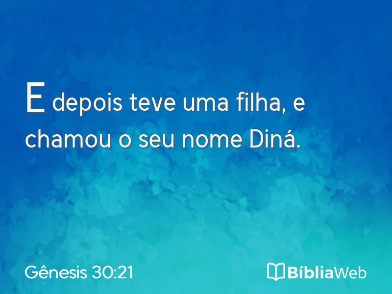 Gênesis 30:21 em imagem para compartilhar