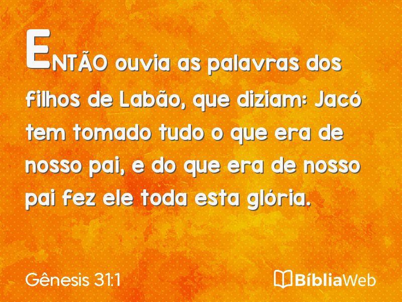 Gênesis 31:1 em imagem para compartilhar
