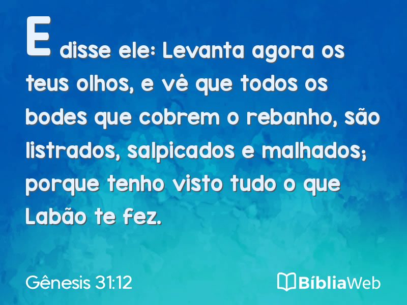 Gênesis 31:12 em imagem para compartilhar