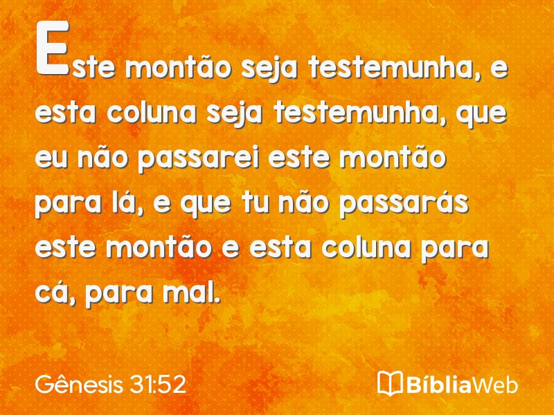 Gênesis 31:52 em imagem para compartilhar