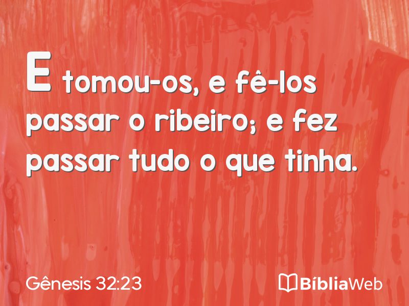 Gênesis 32:23 em imagem para compartilhar