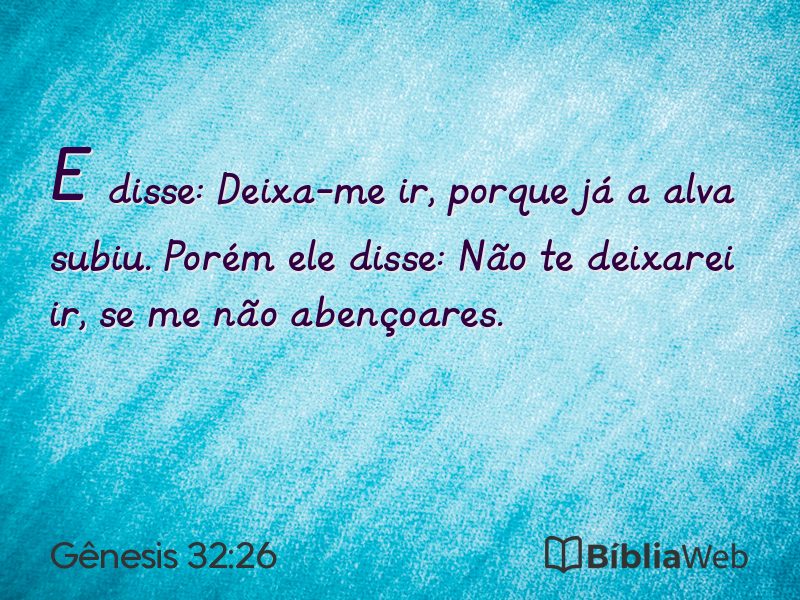 Gênesis 32:26 em imagem para compartilhar