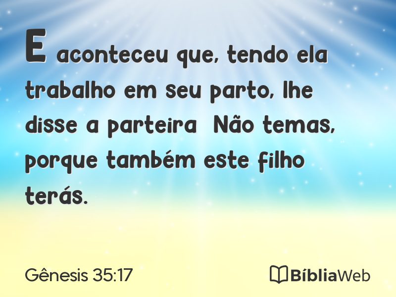 Gênesis 35:17 em imagem para compartilhar