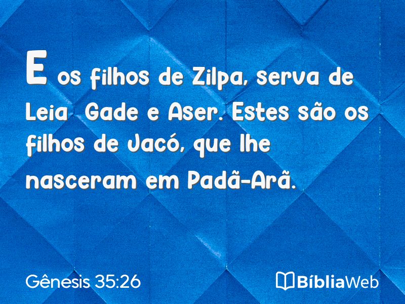 Gênesis 35:26 em imagem para compartilhar