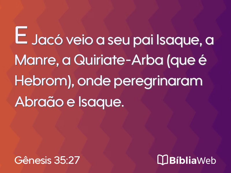 Gênesis 35:27 em imagem para compartilhar