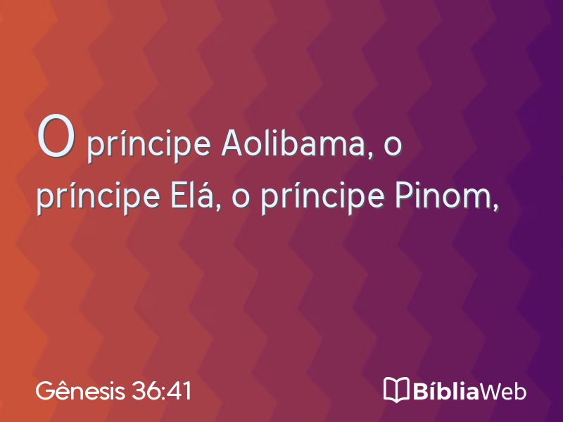 Gênesis 36:41 em imagem para compartilhar
