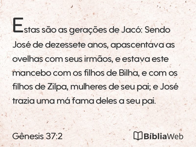 Gênesis 37:2 em imagem para compartilhar
