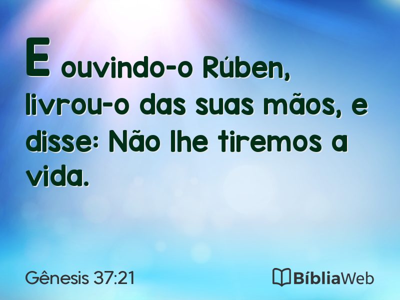 Gênesis 37:21 em imagem para compartilhar
