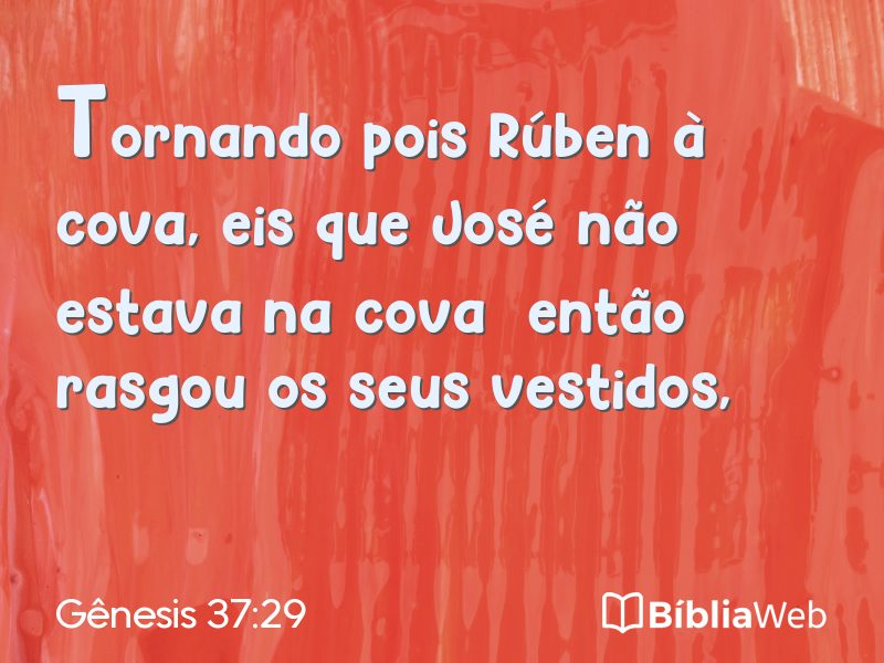Gênesis 37:29 em imagem para compartilhar