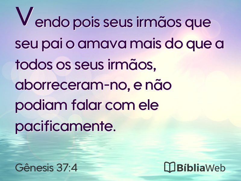Gênesis 37:4 em imagem para compartilhar