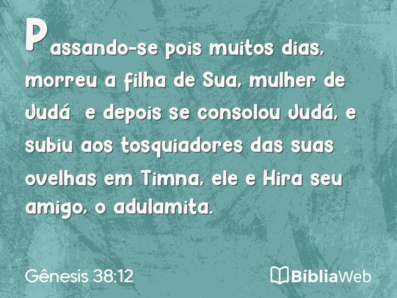 Gênesis 38:12 em imagem para compartilhar