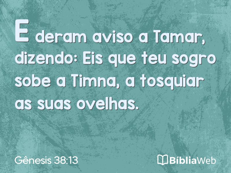 Gênesis 38:13 em imagem para compartilhar