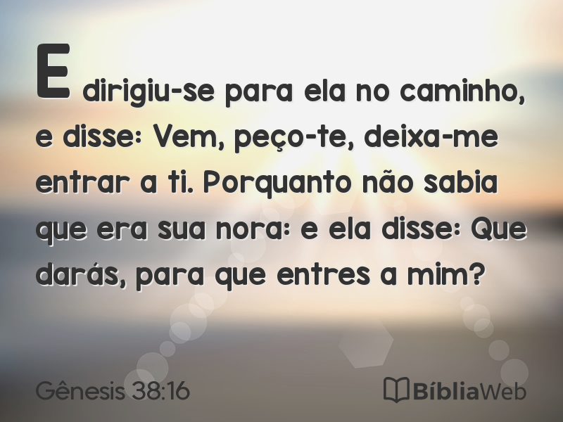 Gênesis 38:16 em imagem para compartilhar