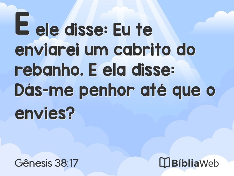 Gênesis 38:17 em imagem para compartilhar