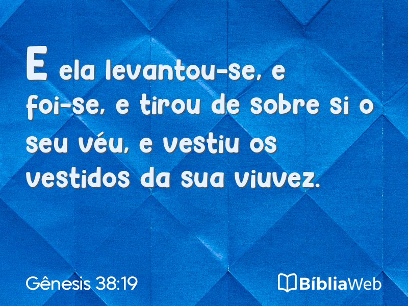 Gênesis 38:19 em imagem para compartilhar