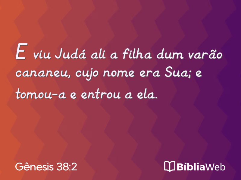 Gênesis 38:2 em imagem para compartilhar