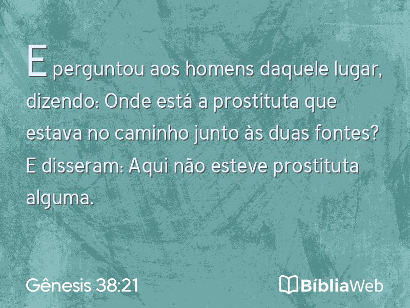 Gênesis 38:21 em imagem para compartilhar