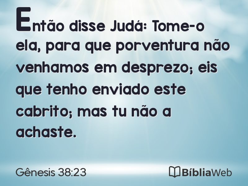 Gênesis 38:23 em imagem para compartilhar