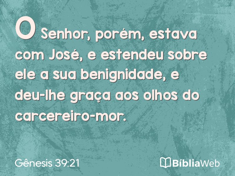 Gênesis 39:21 em imagem para compartilhar
