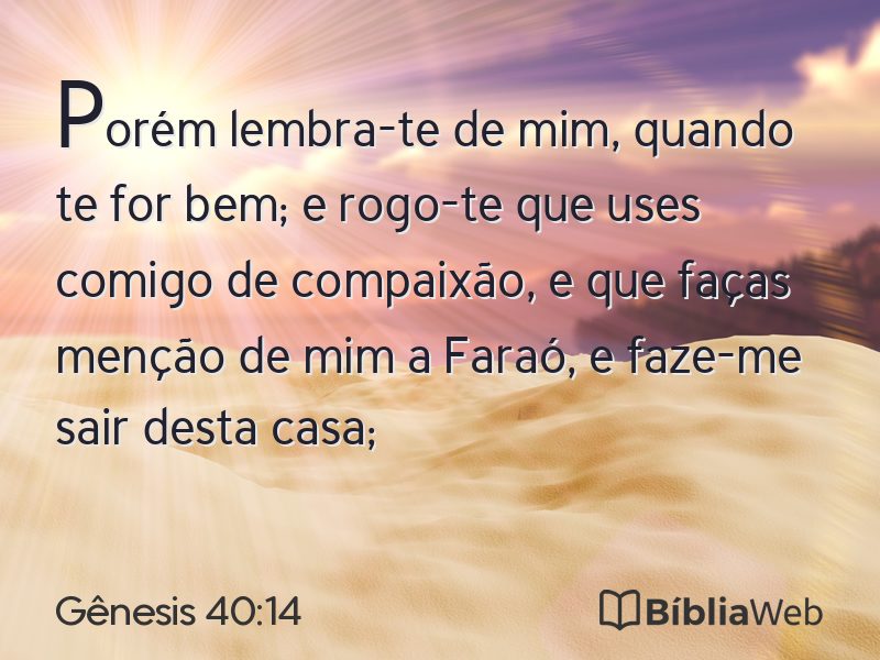 Gênesis 40:14 em imagem para compartilhar