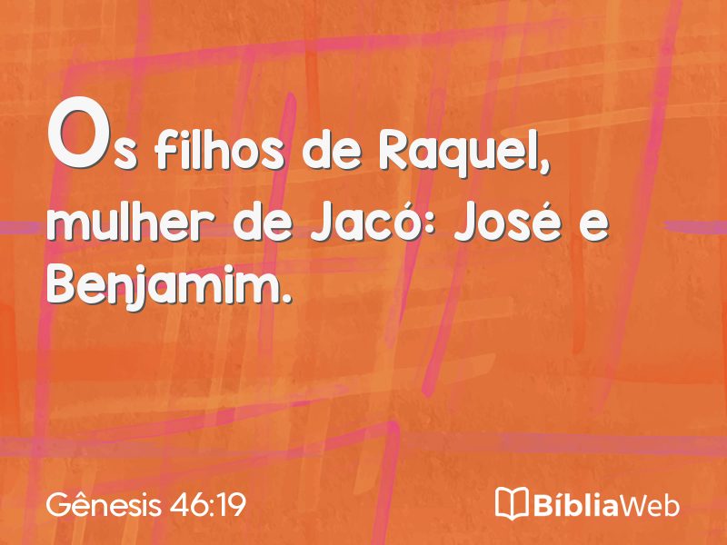 Gênesis 46:19 em imagem para compartilhar