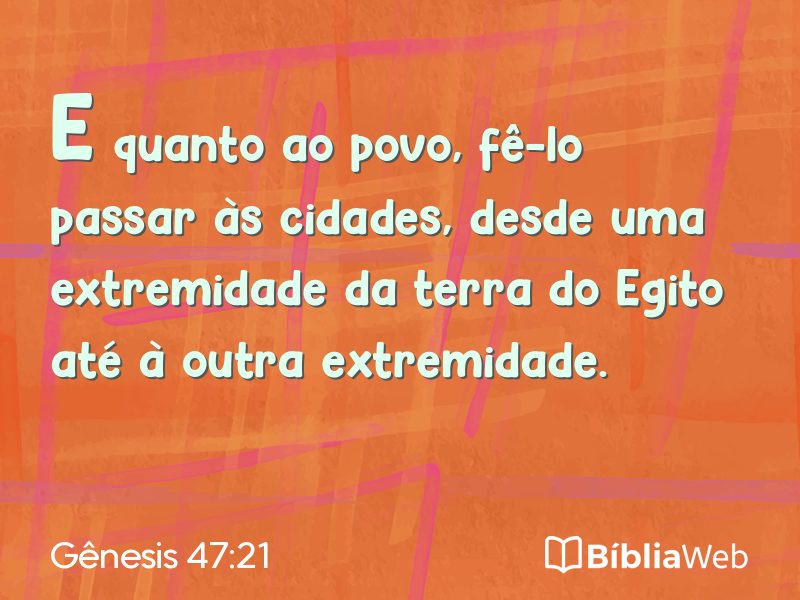 Gênesis 47:21 em imagem para compartilhar